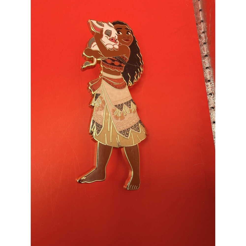Disney DEC D23 Expo 2024 Moana Pua Hugs Are The Best Pin LE 300 WDI MOG